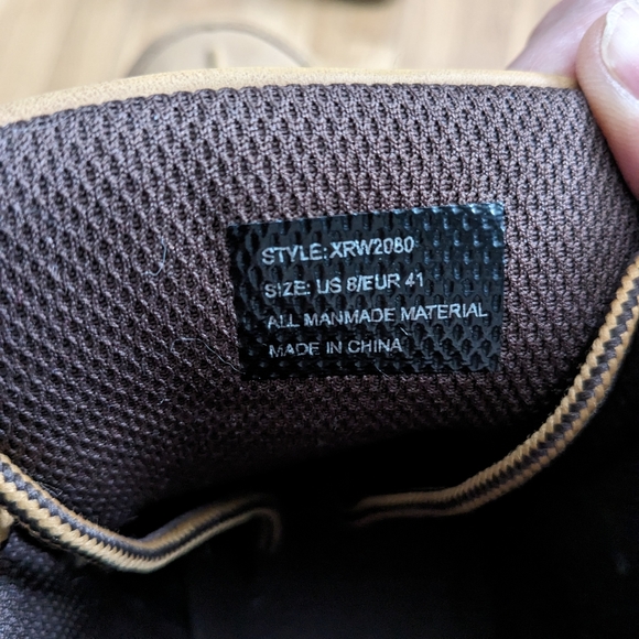 Mens Tan boot high tops size 8 - Picture 4 of 6